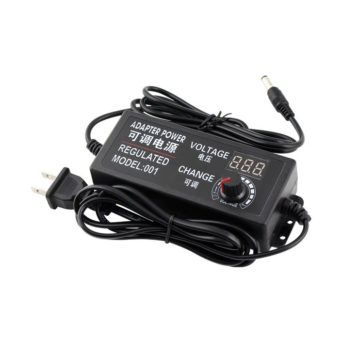 다양한 전압 3V 12V 24V 36V 가변 AC-DC 전원 공급 장치 어댑터 3V-24V-3A 가전 제품 용 잭 플매트 카펫 러그 여성 포함