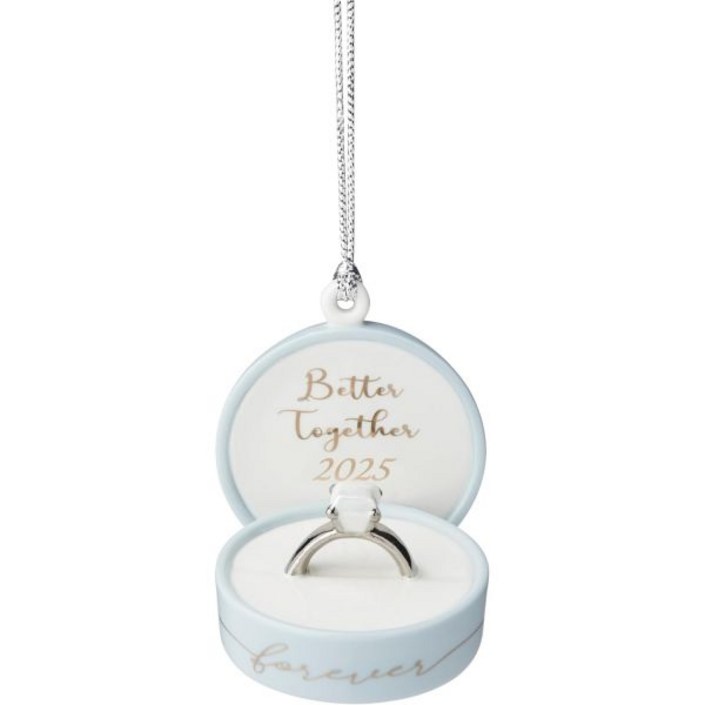 레녹스 2025 투게더 포에버링 반지 트리장식 청혼반지 오나먼트