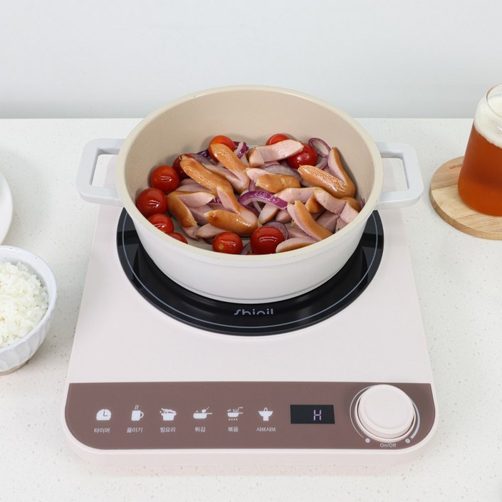 신일 인덕션 1구 터치형 인덕션 온도조절 잠금기능 SHLN1919BG, SHLN1919BG
