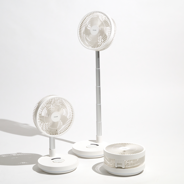 한경희생활과학 무선 폴딩 서큘레이터 무드등 가정용 사무실 캠핑 선풍기