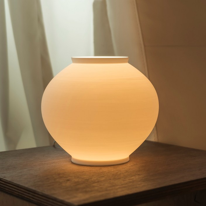 로피어스 달항아리 조명 대 20cm / LED 무드등 스탠드 수면등 취침등 수유등 / 개업, 집들이, 외국인, 전통, 감성