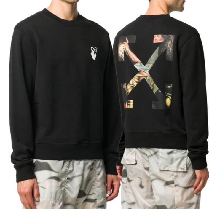 오프화이트 OFFWHITE 20FW 파스칼 애로우 맨투맨 슬림 OMBA025F20F