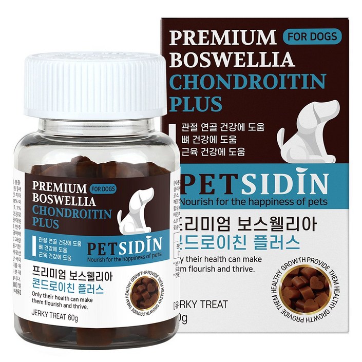 펫시딘 강아지 프리미엄 영양제, 60g, 뼈관절강화, 1개