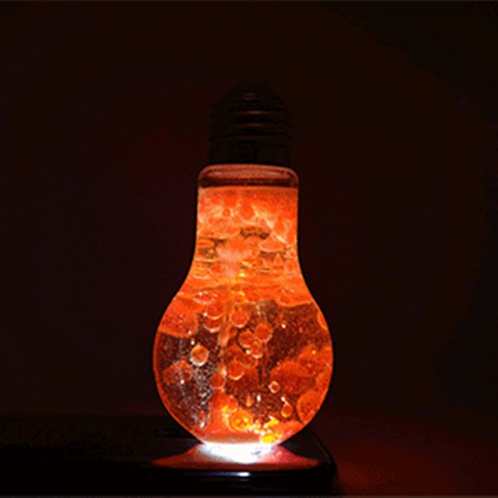 에디슨 전구모양 라바램프10인용, 1세트