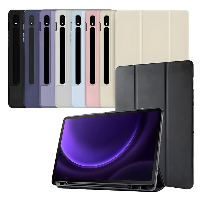갤럭시탭S9 FE 플러스 울트라 커버 S펜수납 케이스 SMX510N X516N X610N X616N X710N X716N X810N X816N X910N X916N 케이스나라
