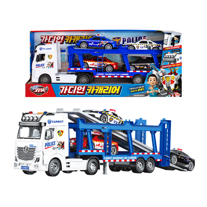 카봇 가디언 카캐리어 경찰차 장난감, 1개