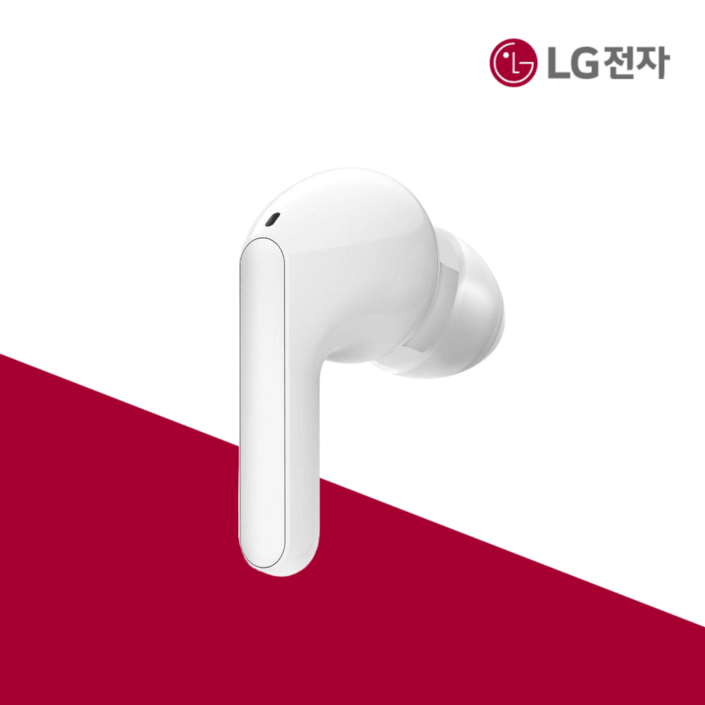LG전자 정품 톤프리 이어폰 이어버드 HBS-TFN6 우 글로시 화이트 COA01243144