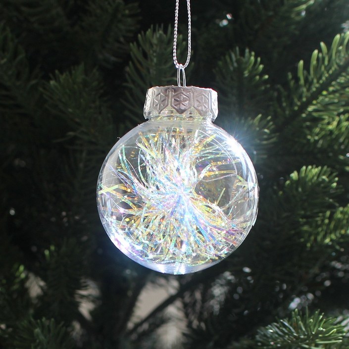 해피인어스 트윙클 오너먼트 6p세트 크리스마스 트리 장식볼, 1개