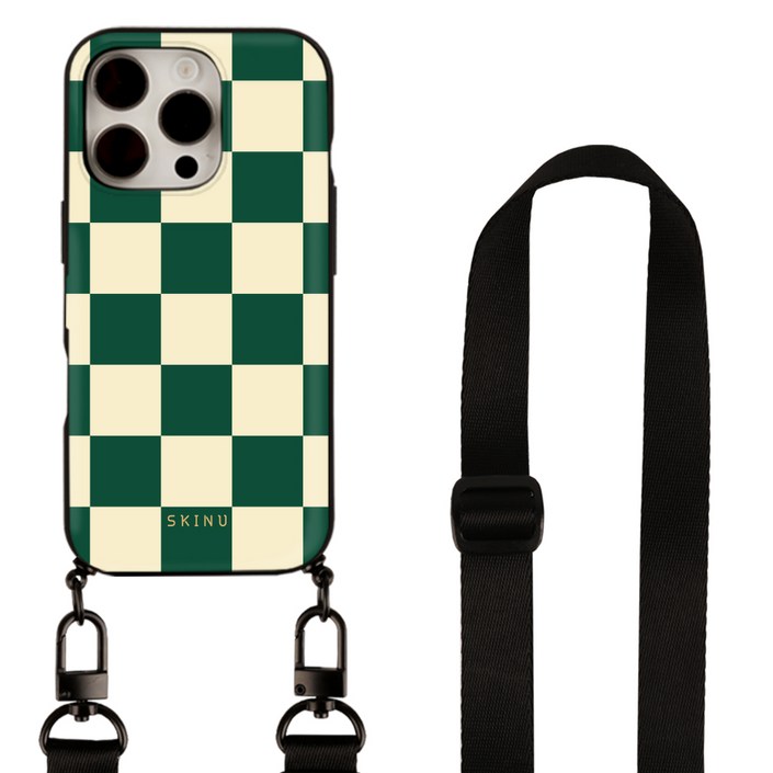 스키누 NEW유레카 크로스바디 카드3장 수납 범퍼 스트랩 목걸이 케이스ver.2