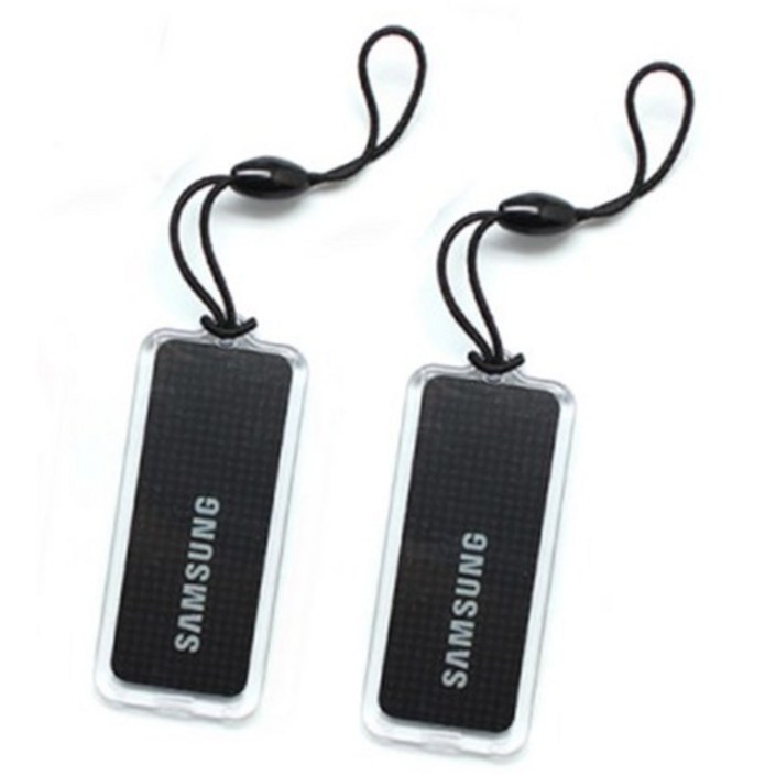 삼성SDS 도어락용 휴대폰걸이형 키 블랙, 단일 상품, 2개입
