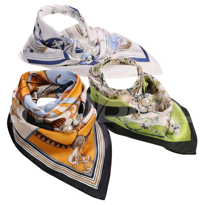 TV홈쇼핑정품 인포벨앙드레김 실크핏 전주링 원터치 스카프 자석 마그네틱 가을 부모님 파리 스카피 머플러