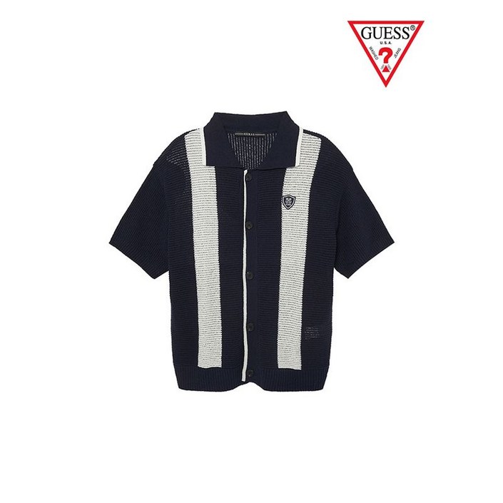 배색 반팔 스웨터 가디건SK MN2S2653