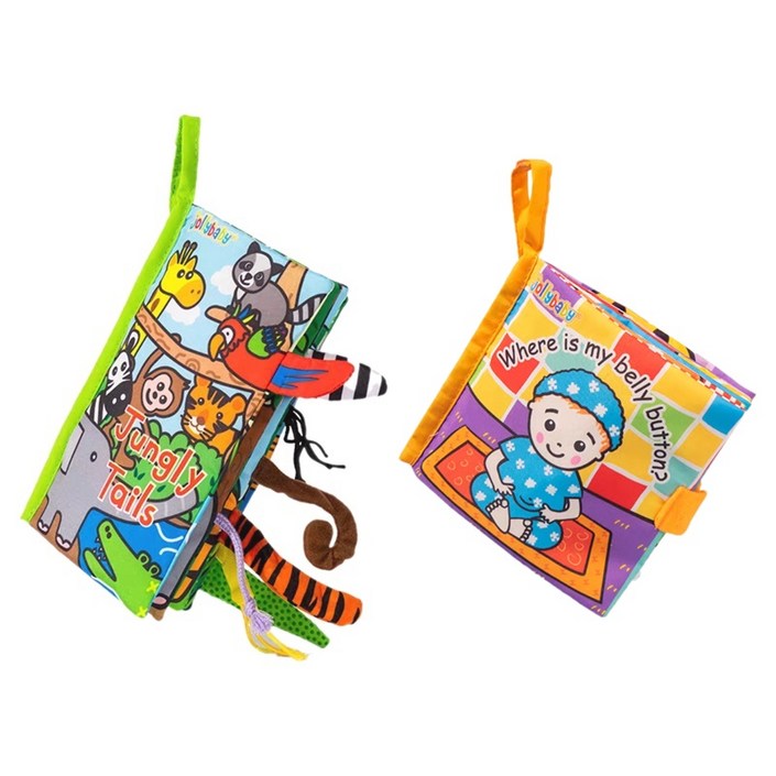 졸리베이비 헝겊책 꼬리책까꿍책, 정글 꼬리책배꼽 까꿍책