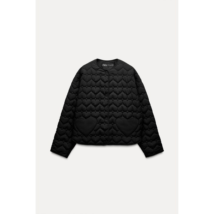 여성 봄점퍼 ZARA 자라 하트 패딩 점퍼 3046/830 3046830