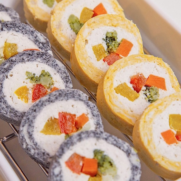 휘게펫 강아지김밥 야채김밥 계란김밥 자연식 화식 멍김밥 2종