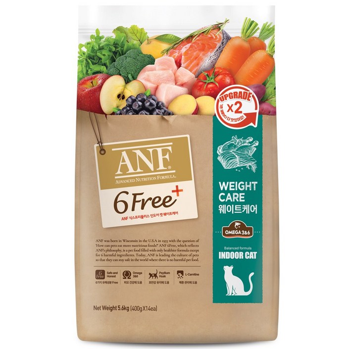 ANF 캣 식스프리플러스 웨이트  캔 참치치킨무스 95g, 1세트, 5.6kg, 닭