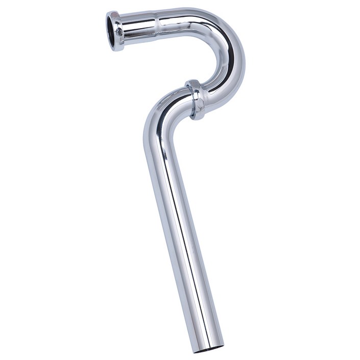 클린 스테인레스 세면대 벽배수용 P트랩