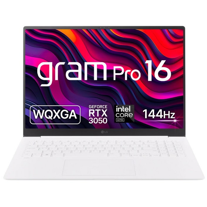 LG전자 그램 Pro 16ZD90SP-EX79K 코어 울트라7 RTX3050, 에센스 화이트, 16ZD90SP-EX79K, 1512GB, 32GB, WIN11 Home