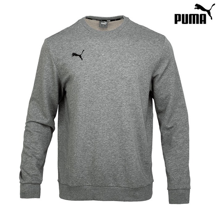푸마PUMA 팀골23 캐쥬얼 크루 맨투맨 라운드 긴팔 티셔츠 그레이