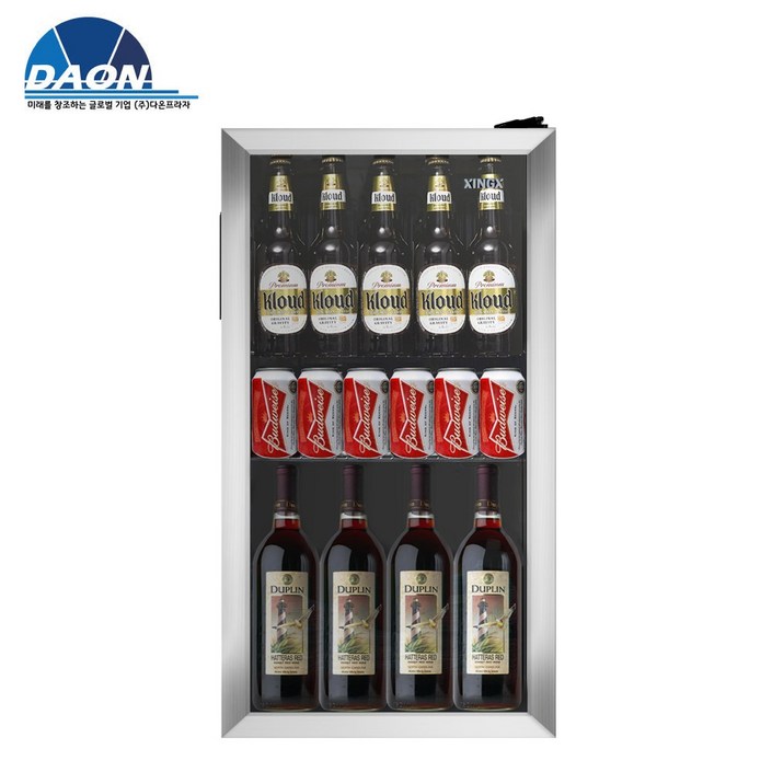 미니 음료수냉장고 LSC92 스테인리스 LED 소형 업소용 가정용 술장고 주류 음료 냉장 쇼케이스 술냉장고