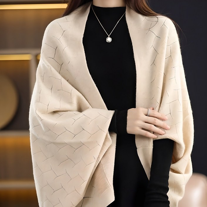 아이엠몽 여성 패턴 가오리핏 숄 가디건 아이엠몽 여성 패턴 가오리핏 숄 가디건