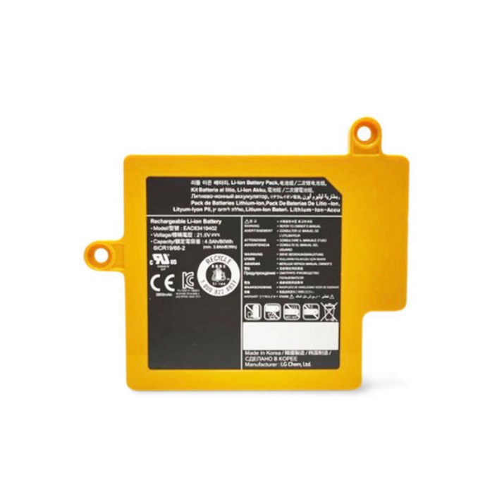 LG 코드제로 로봇청소기 R9 배터리 EVE 정품셀 호환형 교체용 폐배터리 보상수거 서비스