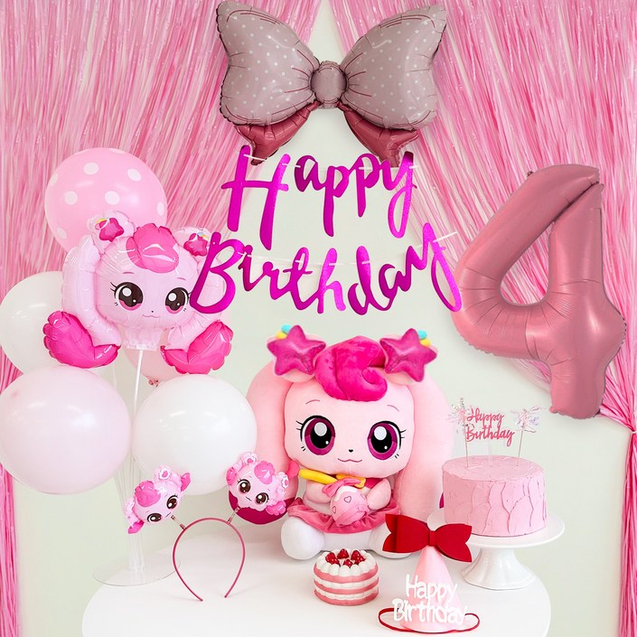 메리파티 NEW 슈팅스타 캐치티니핑 하츄핑 풍선 생일파티 올인원 세트