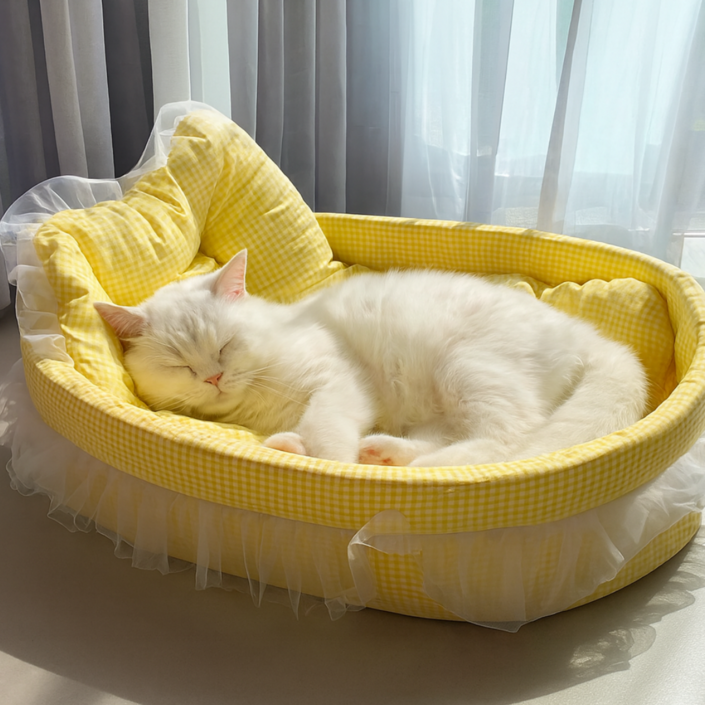 으로마켓 딥슬립 부드럽고 아늑한 반려동물 침대 대형방석