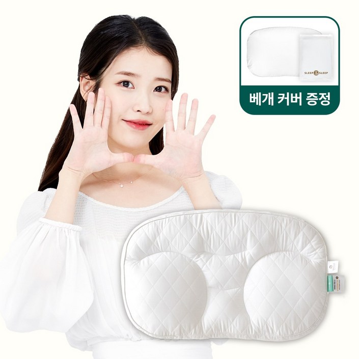 커버 증정 슬립앤슬립 깊은잠베개, 화이트, 1개