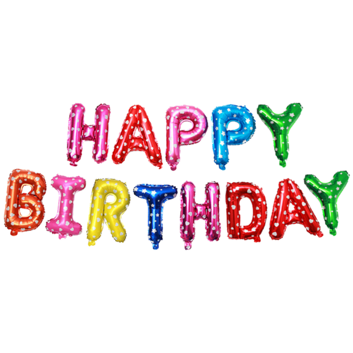 생일글자풍선 해피벌스데이 알파벳 16인치