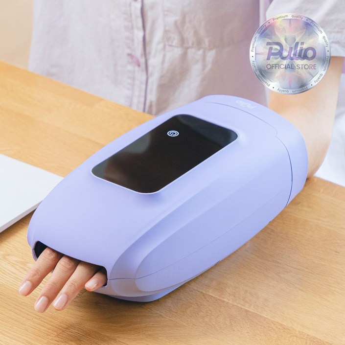 [풀리오 본사] 풀리오 손 손목 마사지기 / 무선 공기압 안마기 온열 찜질 지압