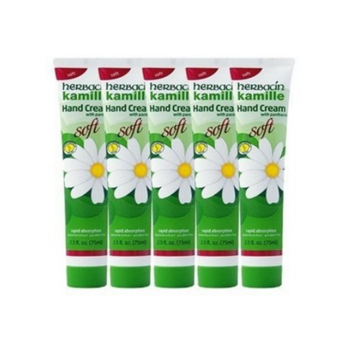 허바신 카밀 소프트 핸드크림 75ml 튜브 new 5개