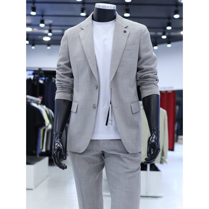 STCO SS 여름 베이지 경량 러프 셋업 세트 릴렉스핏 SEJVB05SET