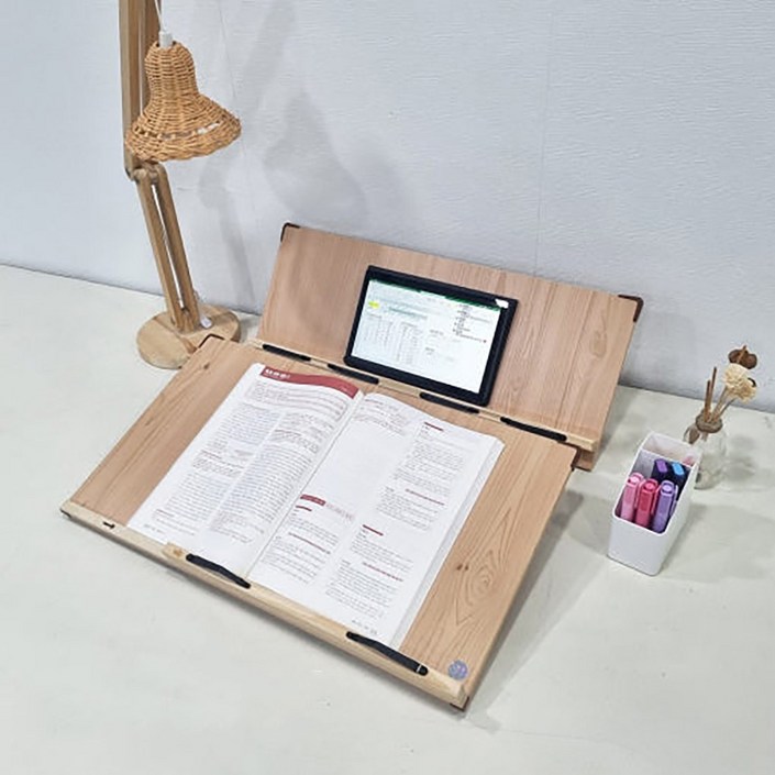 2단독서대 루미60 필기겸용 북스탠드 60M2 위즈독서대, 기본모드(2단 회전판 기본)