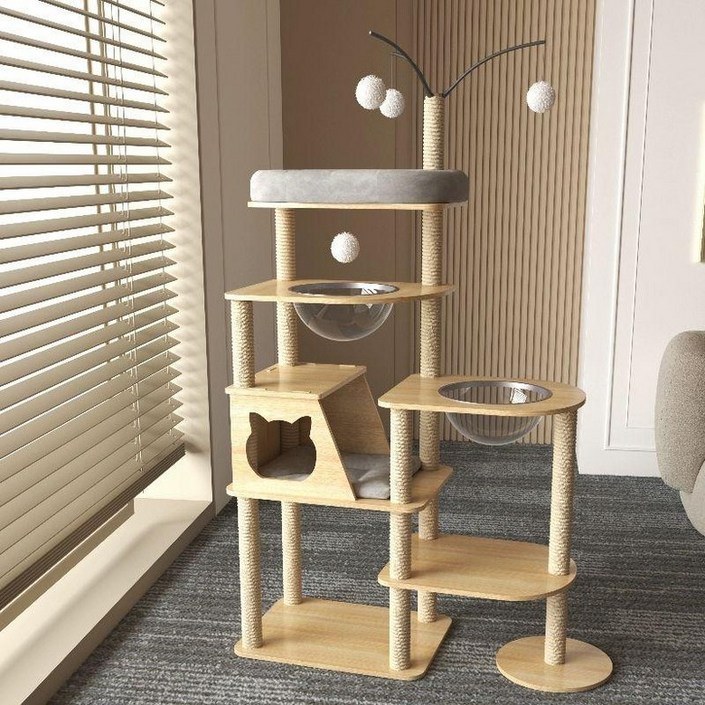 BPF캣타워 스크래쳐 캣폴 소형 대형 캡슐 대형 싱글