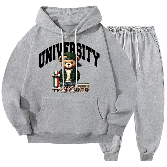 마고MAGO 수박체크 곰 상하 셋트