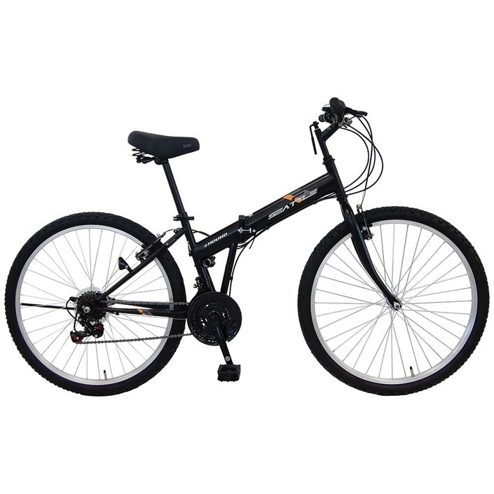 2025 삼천리자전거 시애틀F 26 접이식 자전거 21단 26 성인용 155cm 이상부터 생활용 컴포트MTB 출퇴근용 통학용 추천, 블랙, 1개, 170cm