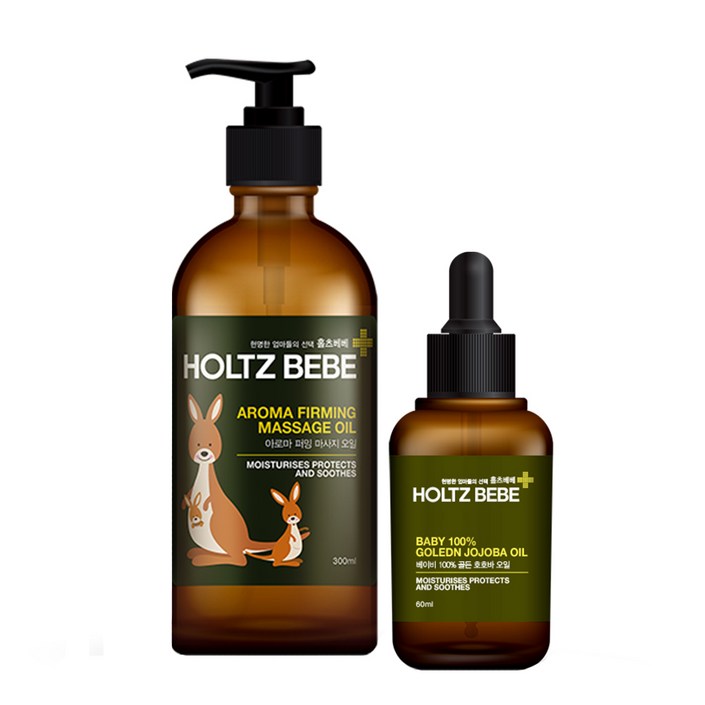홀츠베베 천연 임산부 오일 300ml 마사지오일 튼살오일 100 골든 호호바 베이비 60ml, 1개