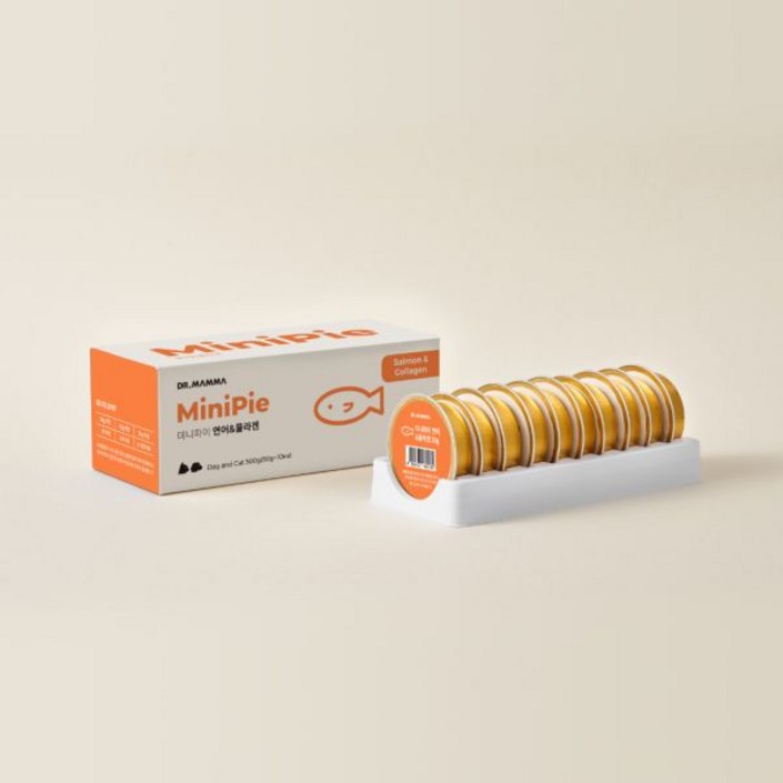 닥터맘마 미니파이 연어콜라겐 강아지 고양이 습식 간식