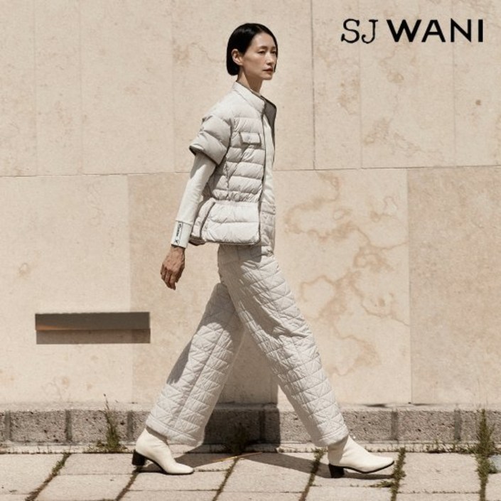 SJ와니 25FW 퀼티드 와이드 팬츠 1종골프