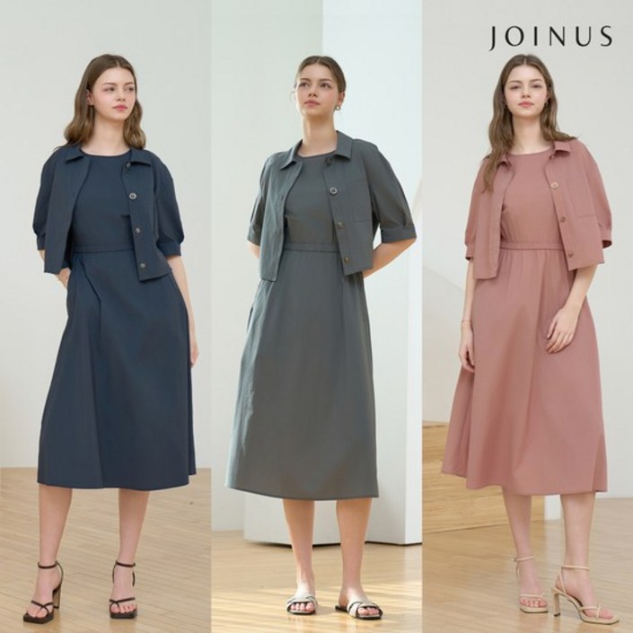 조이너스25SS 썸머 원피스 자켓 2종세트