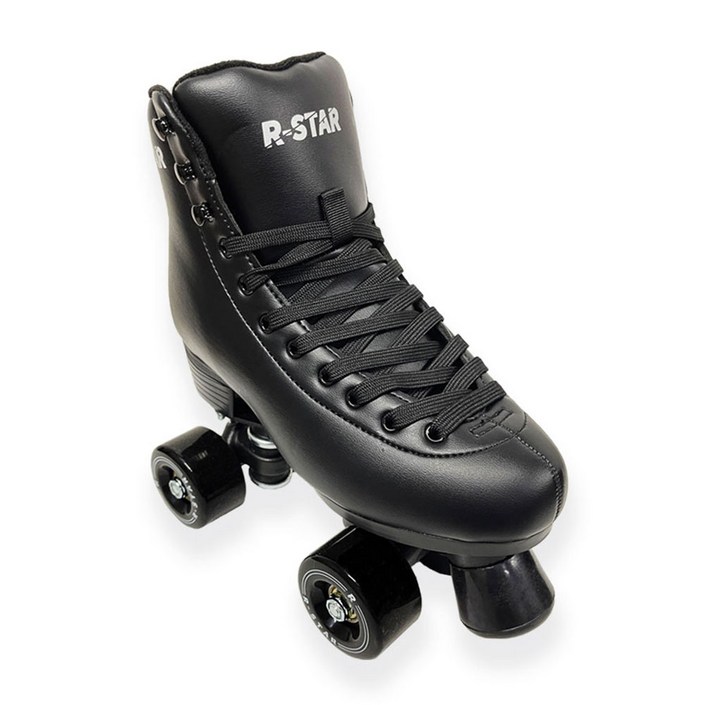 롤링스타 청소년 성인 더블랙 롤러스케이트 롤러장 롤러