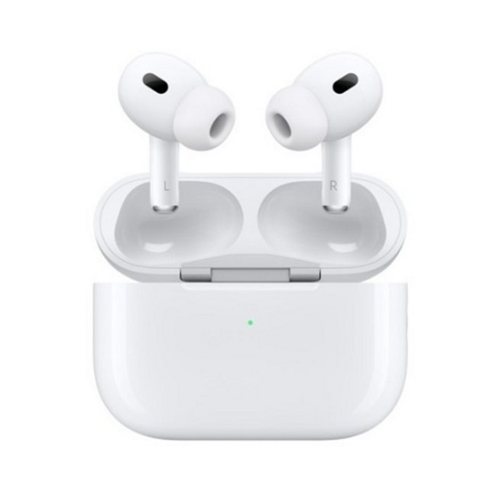 Apple 2023 에어팟 프로 2세대 USBC 블루투스 이어폰 화이트 MTJV3KHA, 화이트, MTJV3KHA