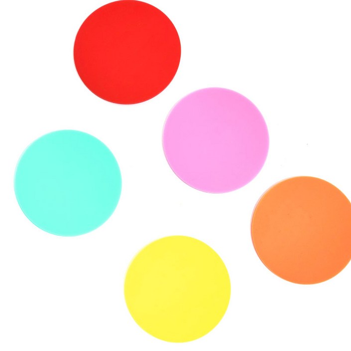 리파인드 원형 티코스터 국산 실리콘 컵받침