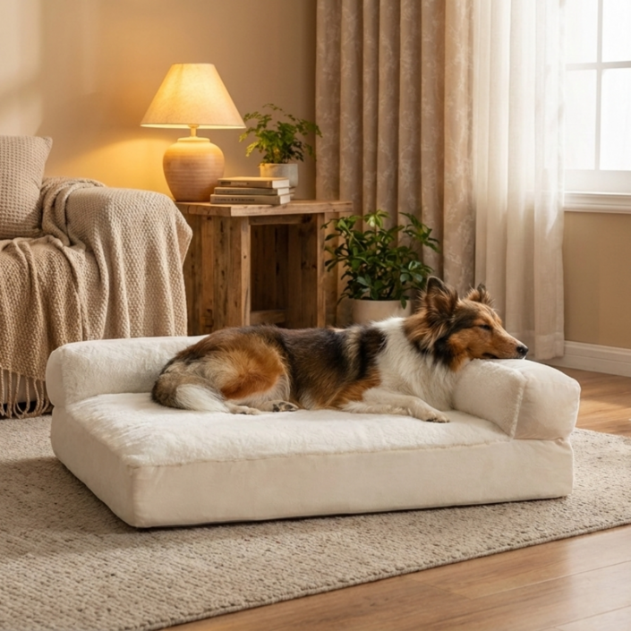 하개랩 강아지 고양이 데일리 소파 베드 방석 침대