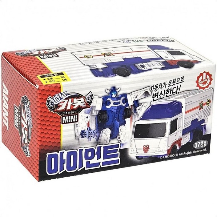 헬로카봇 뉴 미니 아이언트 로봇 어린이 장난감 크리스마스 선물, 1개, 상세페이지 참조