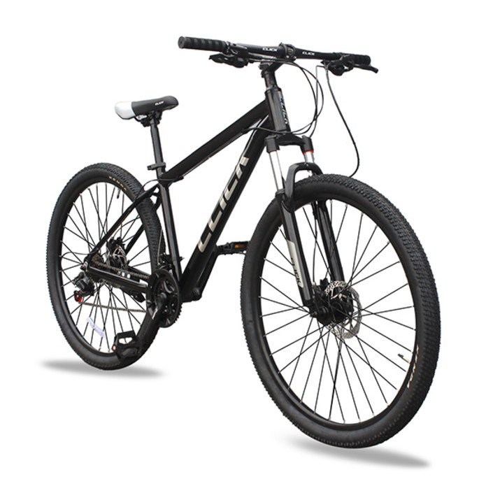 MTB 자전거 알루미늄 시마노 24단 클릭 토브27.5D 2세대 유압식디스크브레이크, 유광블랙미조립, 1개, 180cm