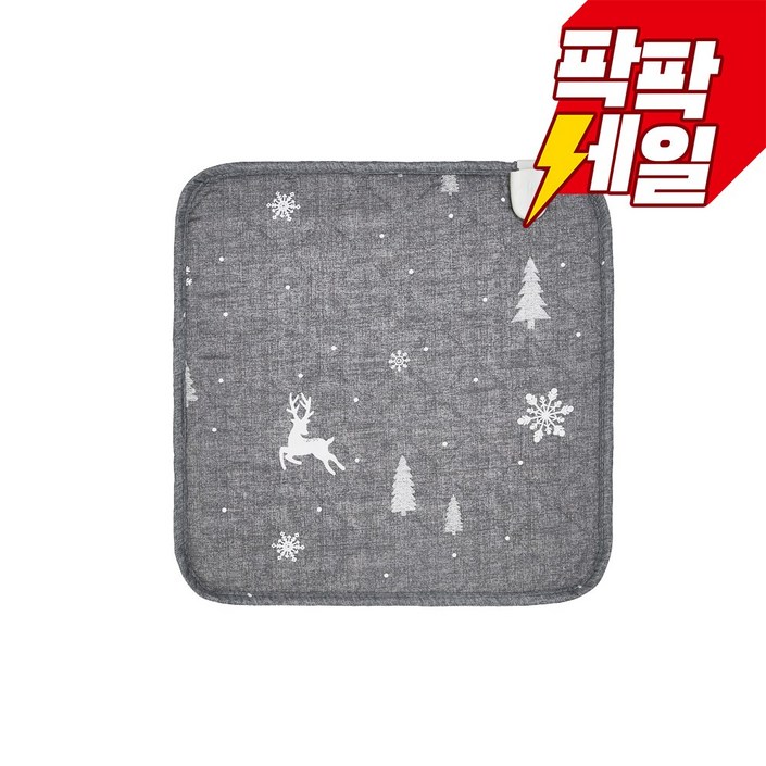 국산 한일의료기 전기 방석 탄소열선 눈꽃사슴, 1인개인용