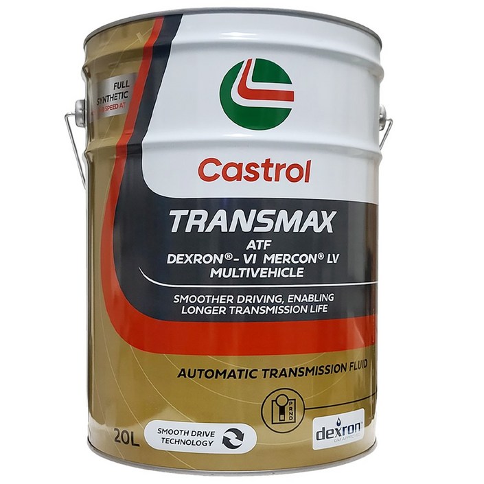 castrol 캐스트롤 트랜스맥스 DEXRON VI 오토미션오일 20L, 캐스트롤 트랜스맥스20L, 1개