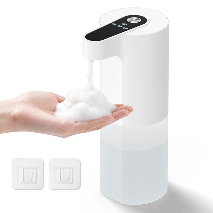 CozyTemp 자동 디스펜서 젤 거품 감지센서 비접촉 핸드워시 주방세제 손세정기, 거품타입